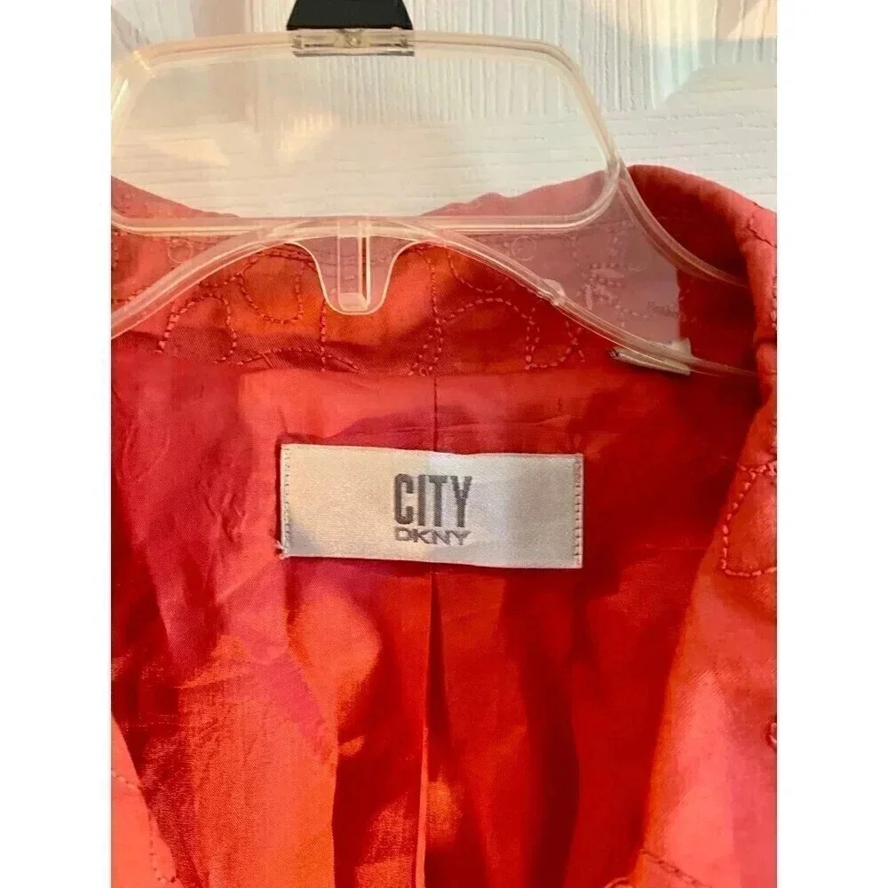 DKNY CITY Trench coat Size 8 - Picture 5 of 8